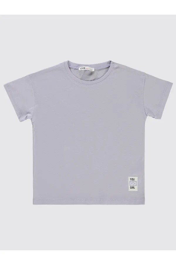 T-shirt fille 2-5 ans Lilas Galactique - Emballage