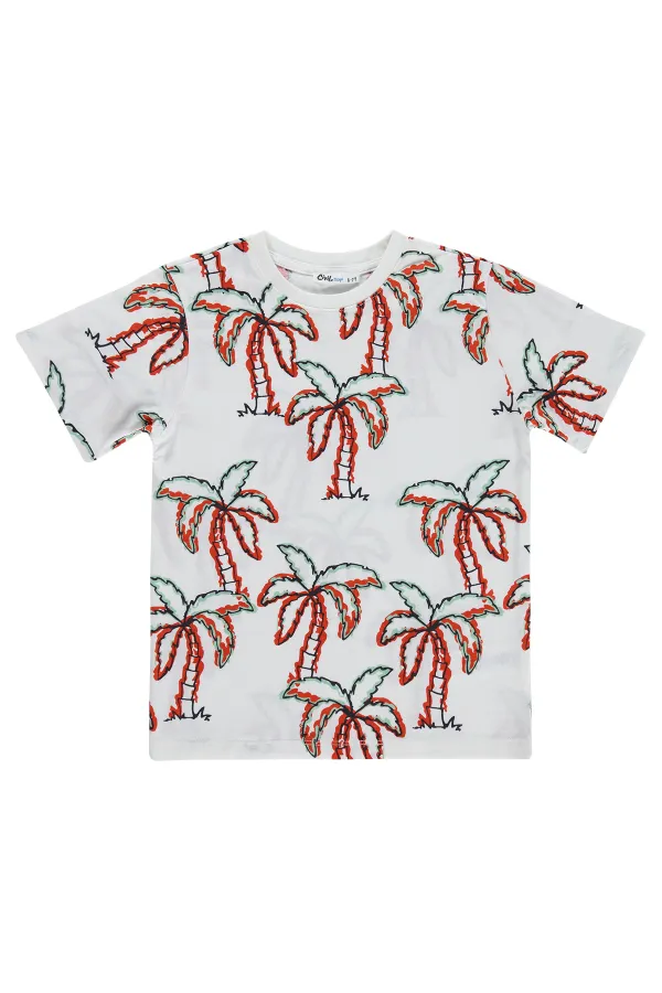 Boys' T-Shirt, Ages 6-9, Off-White - Package Boys' T-Shirt, Ages 6-9, Off-White - Package