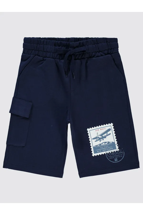 Erkek Çocuk Kapri 6-9 Yaş Lacivert - Paket