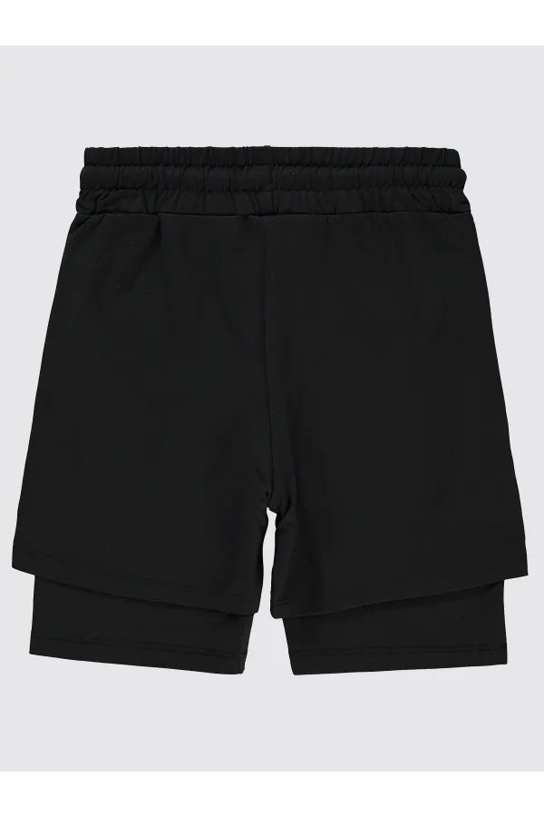 Boys Shorts 6-9 Years Black - Package