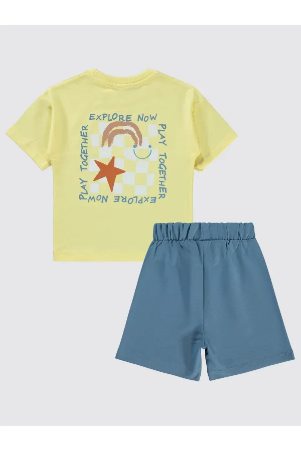 Boys Suit 2-5 Years Old Light Yellow - Package