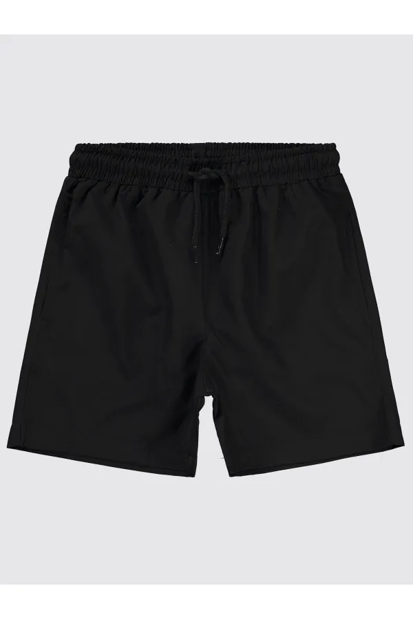 Boys Swim Shorts 10-13 Years Black - Package