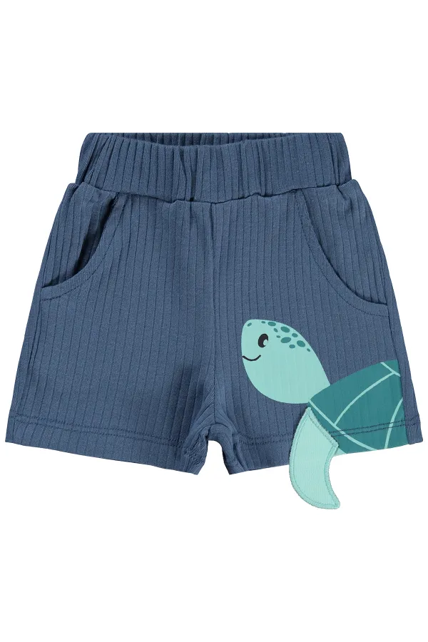 Bebek Şort 0-24 Ay İndigo - Paket