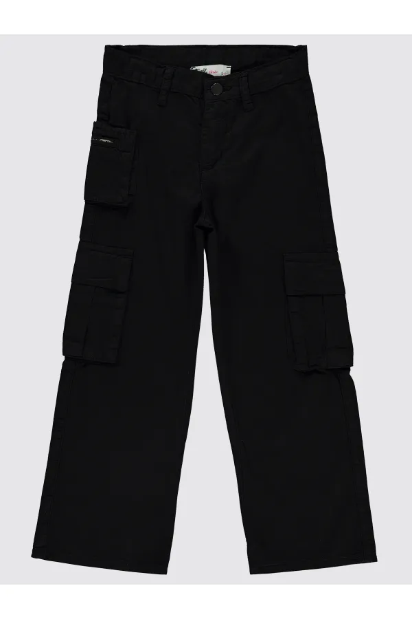 Pantalon noir pour fille de 6 à 9 ans - Lot