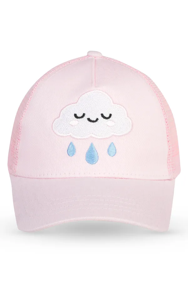 Kız Çocuk Şapka Bere 2-5 Yaş Pembe - Paket