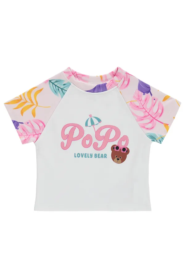 Kız Çocuk Mayo Set 6-13 Yaş Pembe - Paket