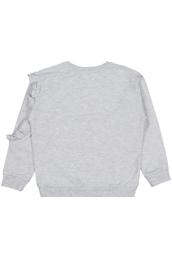 Girls' Sweatshirt 6-9 Years Old Caramel - Package