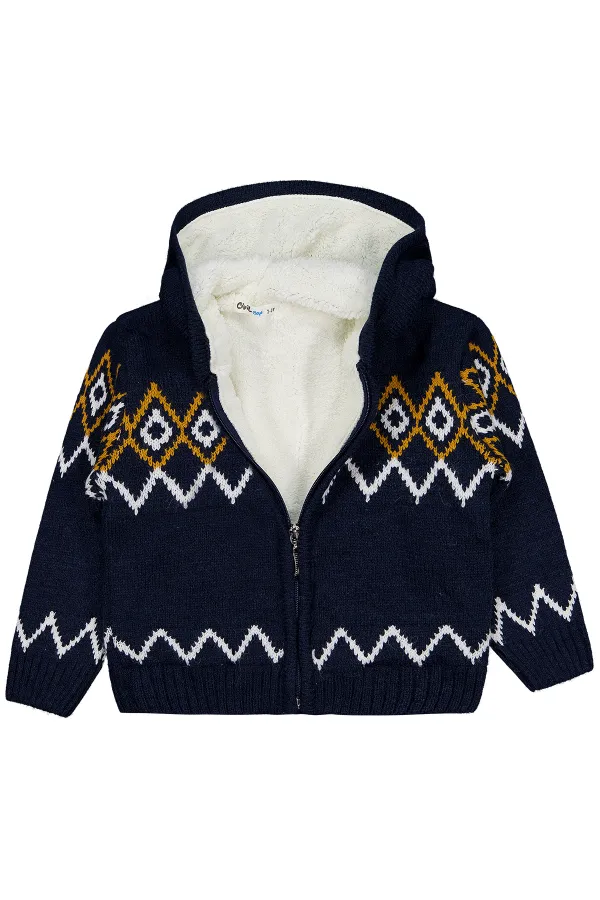 Erkek Çocuk Hırka 2-5 Yaş Lacivert - Paket