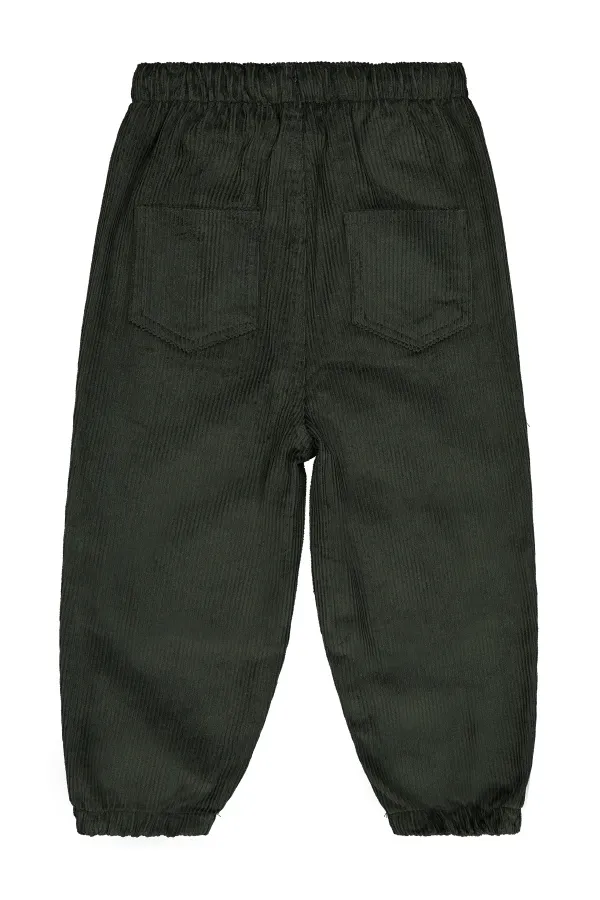 Pantalon garçon 2-5 ans kaki foncé - Lot