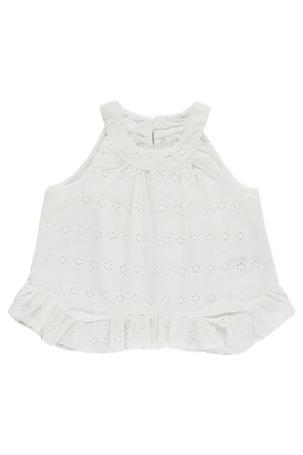 Kız Çocuk Takım 6-9 Yaş Kırık Beyaz - Paket