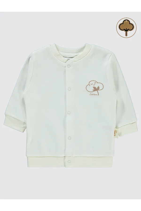 Gilet bébé écru 0-24 mois - Emballage