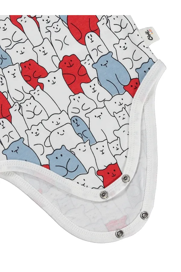 Body bébé à boutons-pression 0-24 mois, écru - Emballage