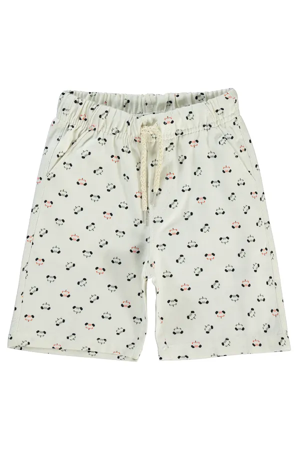 Erkek Çocuk Şort 2-5 Yaş Bej - Paket