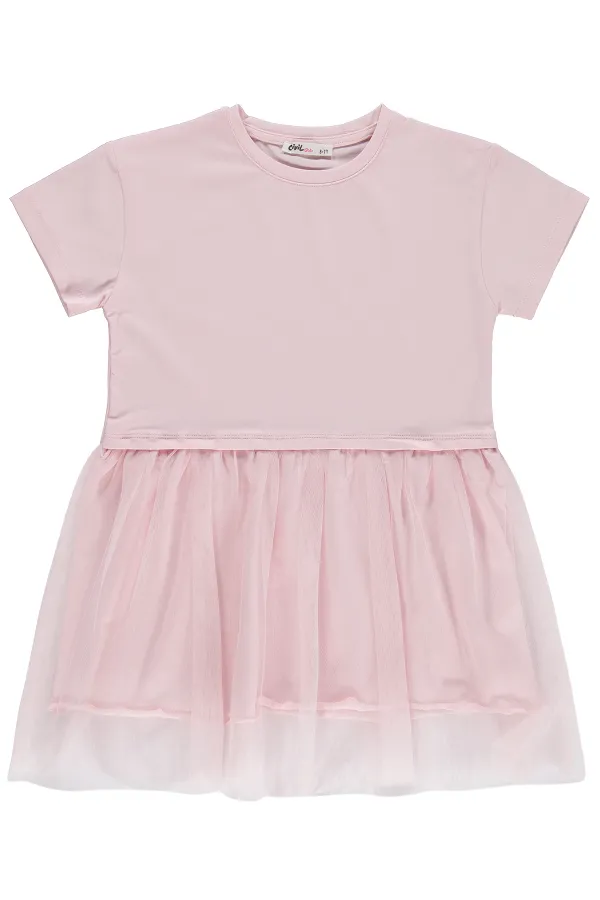 Combinaison et robe pour filles, 6-9 ans, rose poudré - Lot