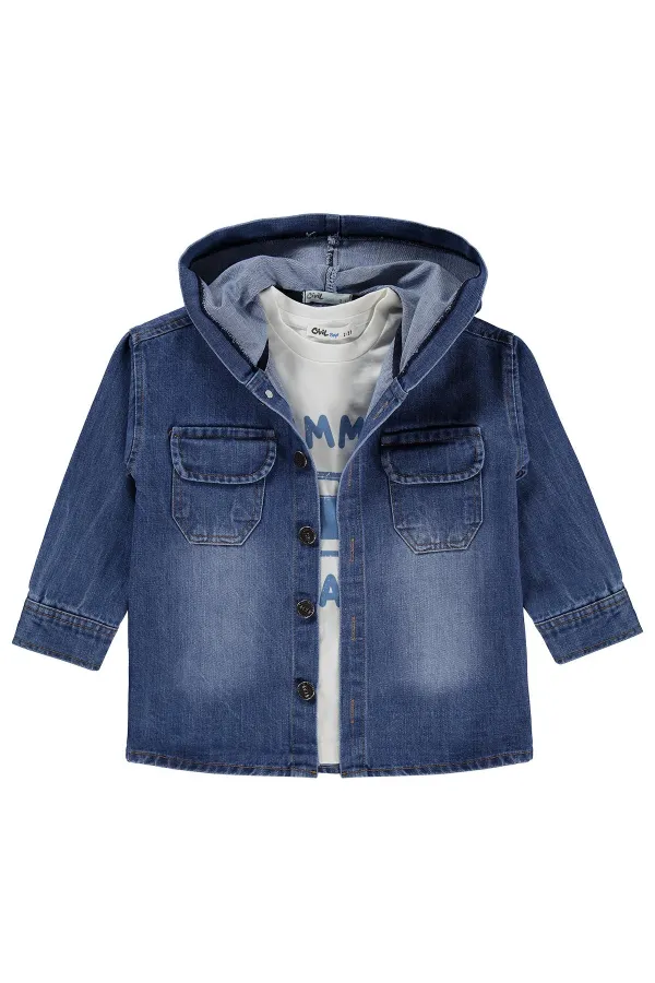 Erkek Çocuk Gömlek Set 2-5 Yaş Mavi - Paket