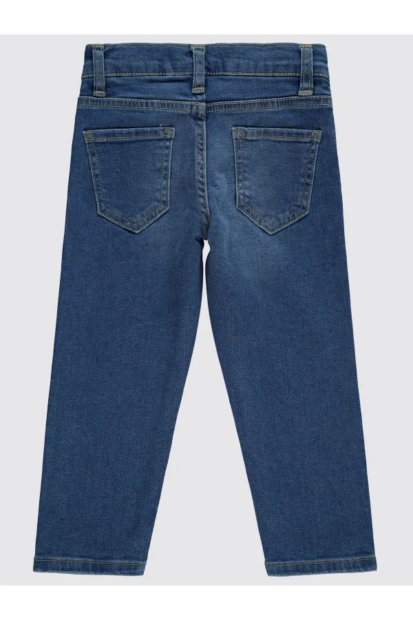 Erkek Çocuk Pantolon 2-5 Yaş Mavi - Paket