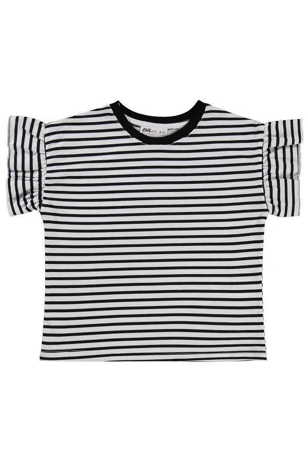 Girls' T-shirt, Ages 10-13, Black - Pack