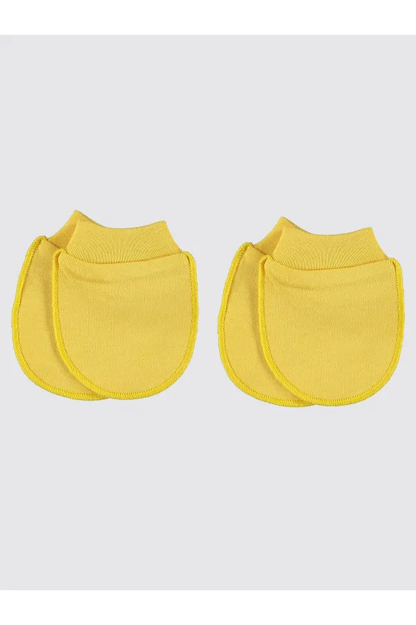 Bebek Bebe Eldiven 0-24 Ay Hardal - Paket