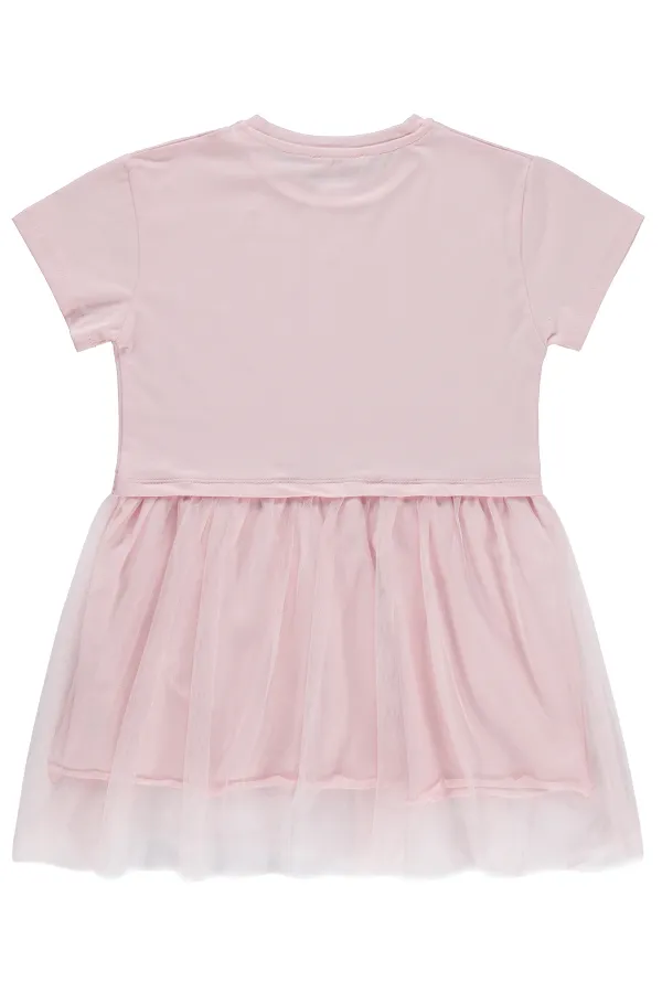 Combinaison et robe pour filles, 6-9 ans, rose poudré - Lot