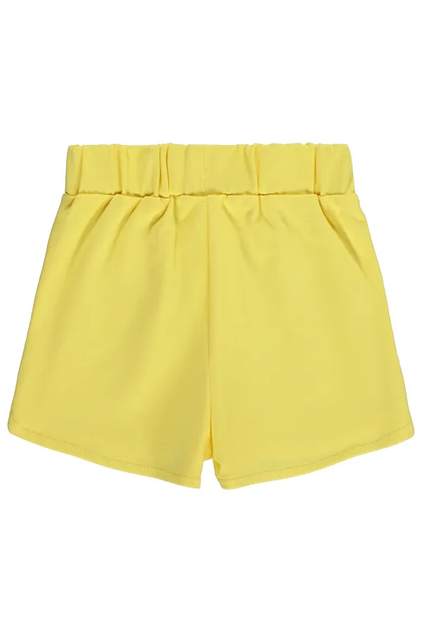 Bebek Şort Km 0-24 Ay Sarı - Paket
