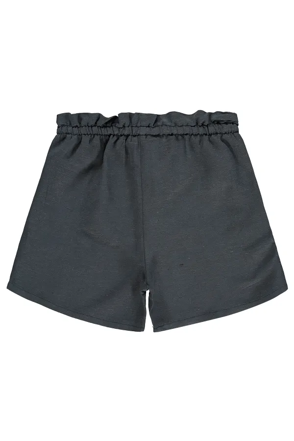 Short pour fille, 10-13 ans, anthracite - Lot