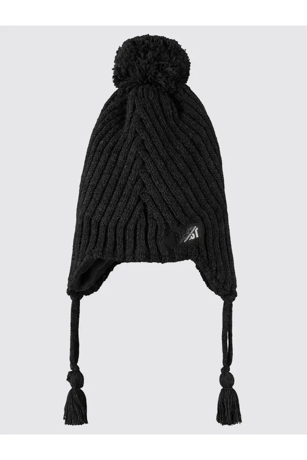 Boy Scarf, Beanie and Glove Sets for 6-9 Years Old Smoke - Package