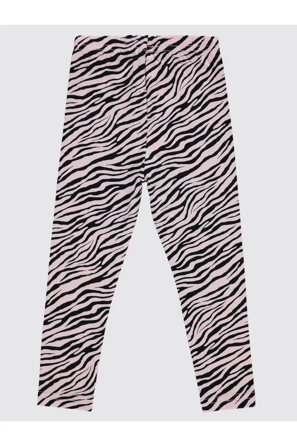 Kız Çocuk Tayt 2-5 Yaş Pembe - Paket