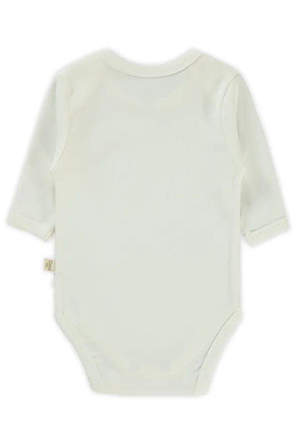 Body bébé à boutons-pression blanc 0-24 mois - Lot