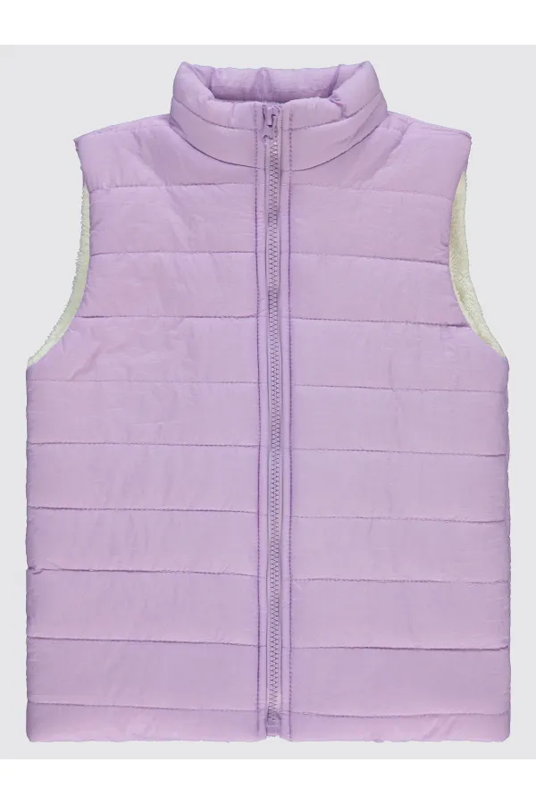 Kız Çocuk Yelek 10-13 Yaş Lila - Paket