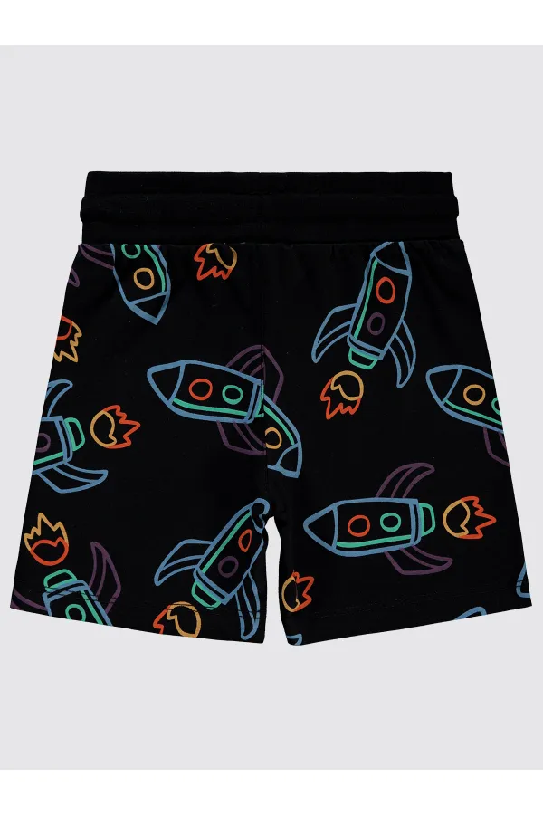 Erkek Çocuk Kapri 2-5 Yaş Siyah - Paket