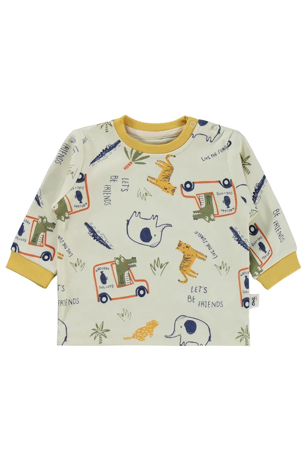 Ensemble pyjama bébé 0-24 mois moutarde - Emballage