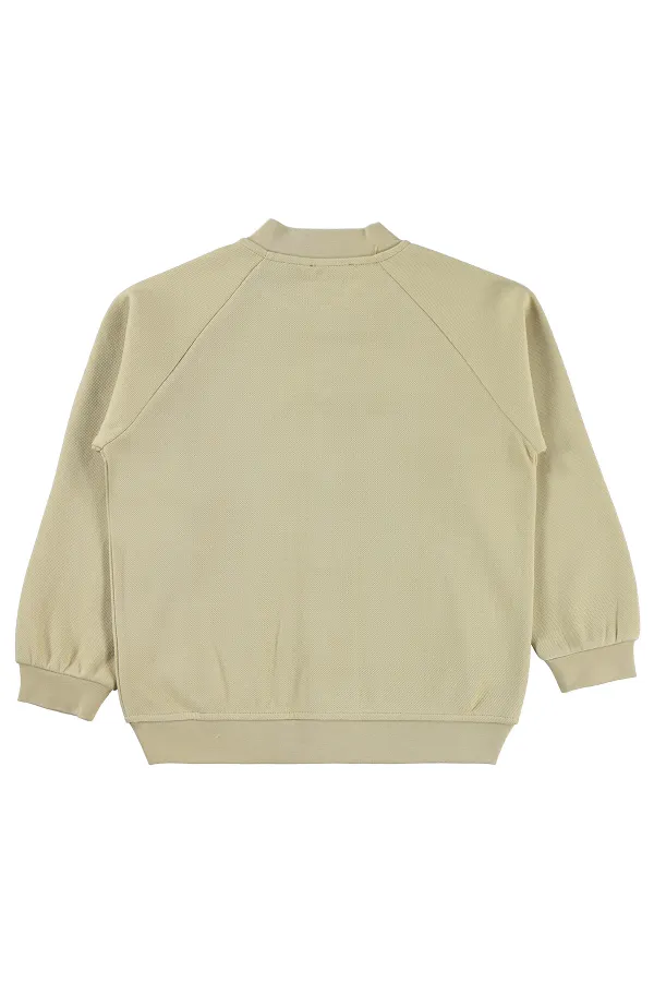 Erkek Çocuk Hırka 6-9 Yaş Vizon - Paket