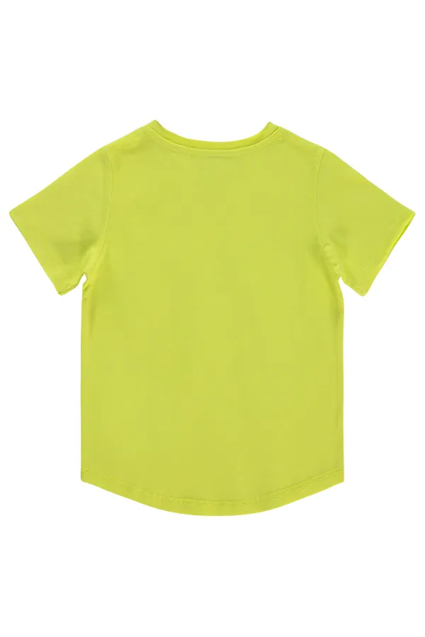T-shirt garçon jaune citron 2-5 ans - Emballage