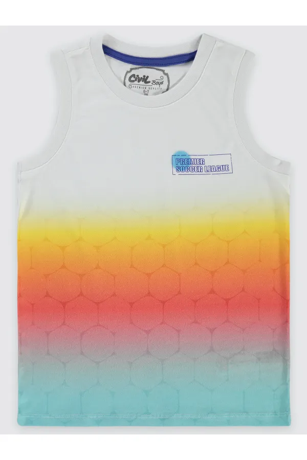 T-shirt garçon turquoise 10-13 ans - Emballage