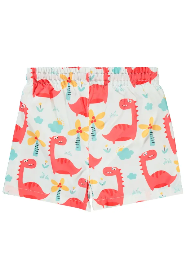 Boy's Swim Shorts 2-5 Years White - Package
