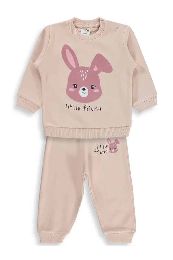 Bebek Takım 0-24 Ay Pudra - Paket