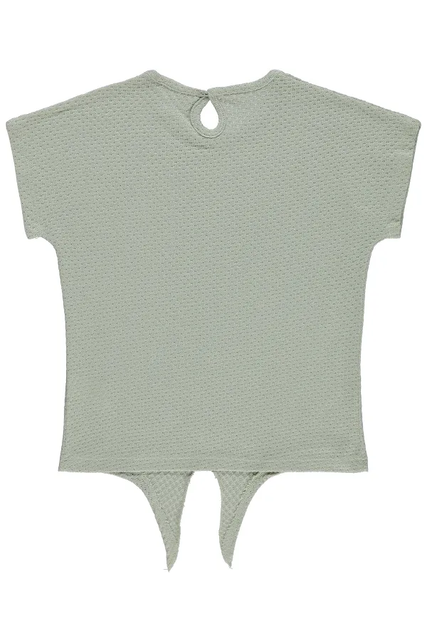 Girls' T-shirt, Ages 10-13, Light Green - Pack