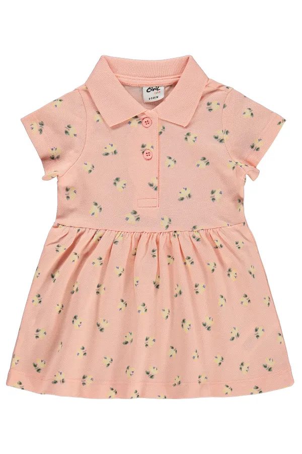 Bebek Jile ve Elbise 0-24 Ay Somon - Paket