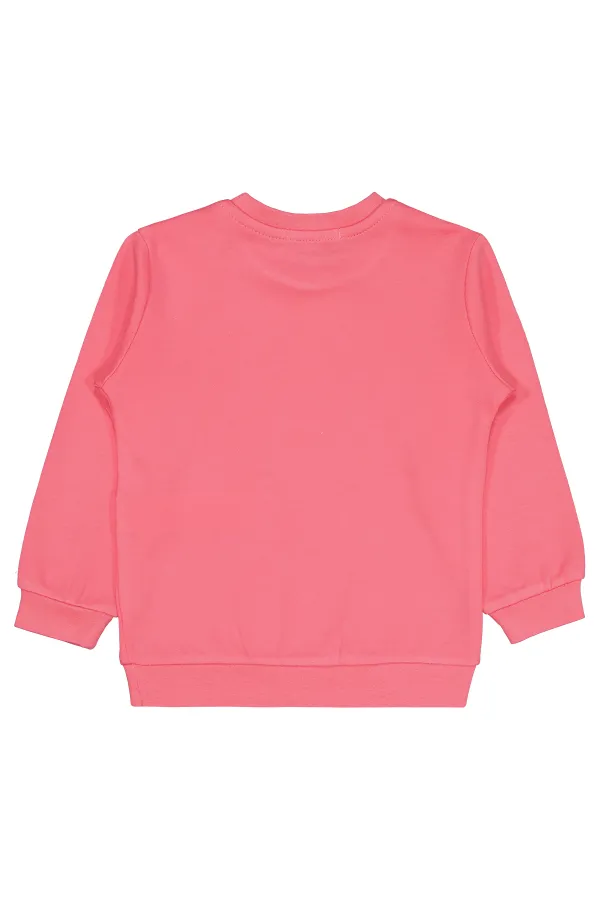 Girl Sweatshirt 2-5 Years Old Dark Pink - Package