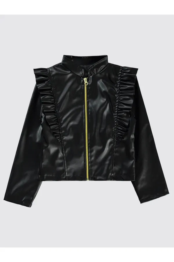 Veste noire pour fille de 6 à 9 ans - Emballage