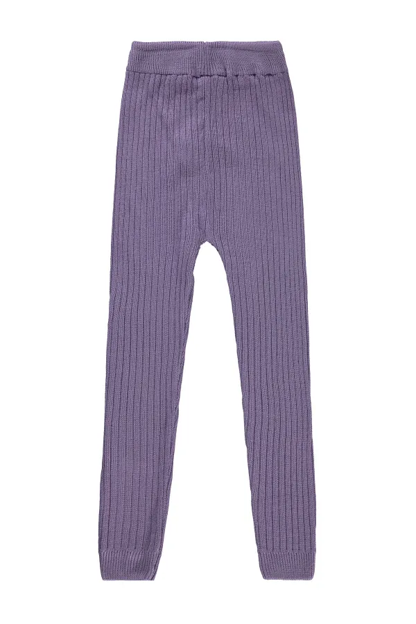 Leggings pour filles de 6 à 9 ans, lilas - Paquet