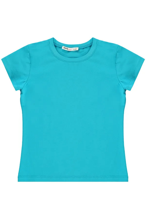 Girls' T-Shirt Km 2-5 Years Blue - Pack