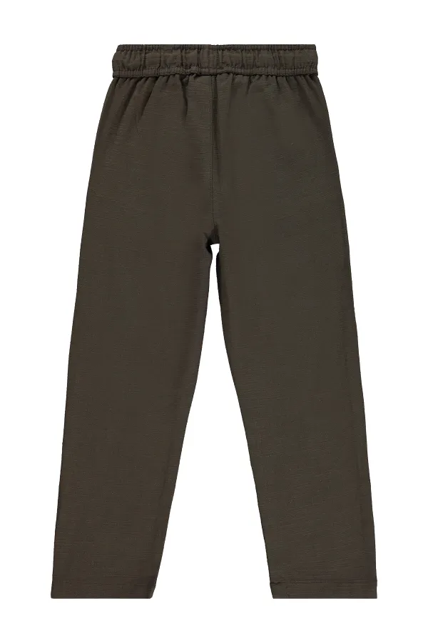 Boys' Trousers, Ages 6-9, Light Brown - Pack