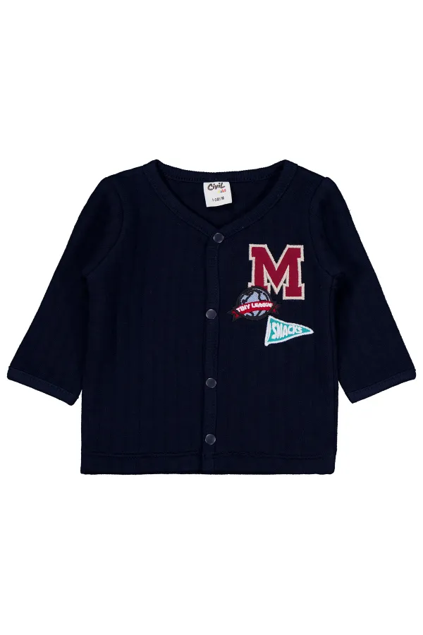 Bebek Pijama Takımı 0-24 Ay Koyu Lacivert - Paket