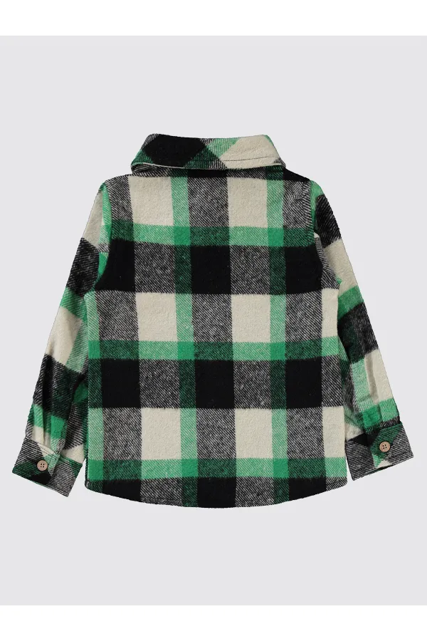 Erkek Çocuk Gömlek 10-13 Yaş Yeşil - Paket