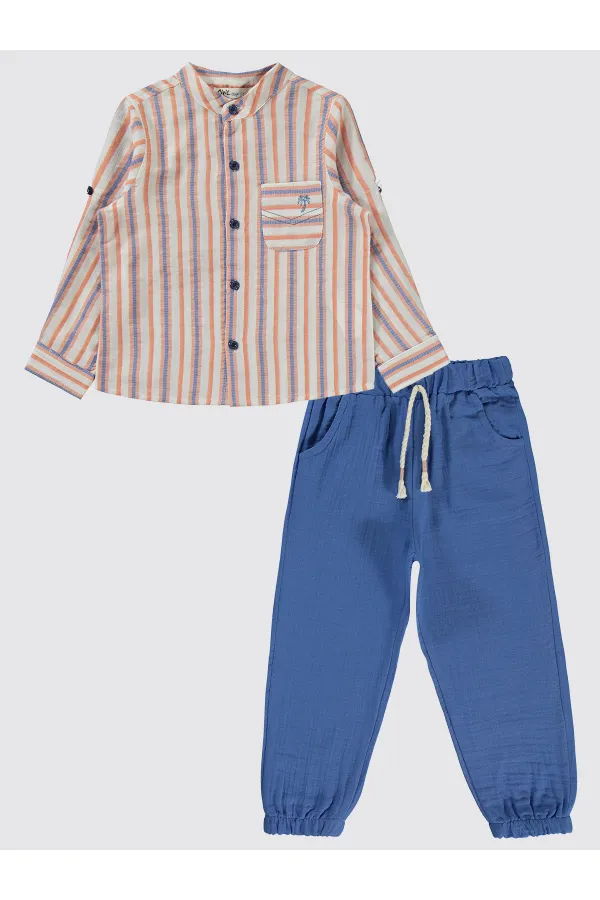 Costume orange pour garçon de 2 à 5 ans - Emballage