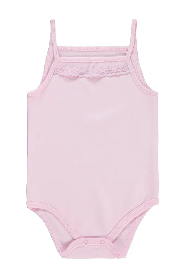 Body bébé à boutons-pression rose 12-18-24 mois - Emballage