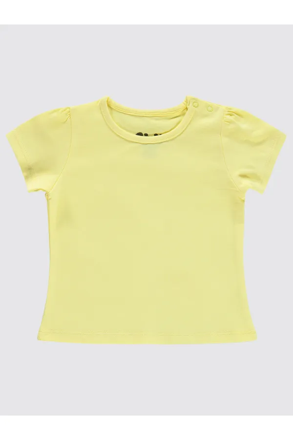 Baby T-Shirt 0-24 Months Yellow - Pack Baby T-Shirt 0-24 Months Yellow - Pack