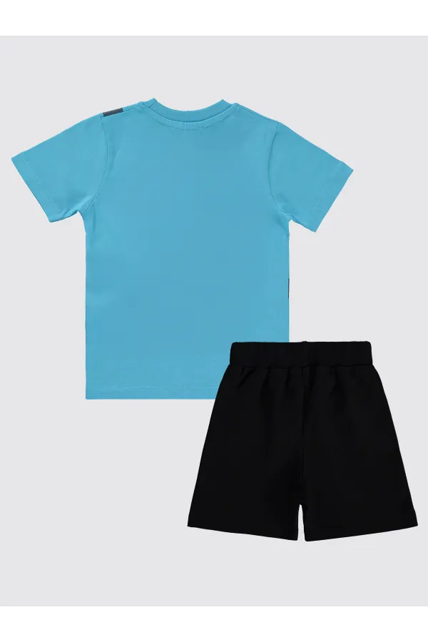 Erkek Çocuk Takım 2-5 Yaş Turkuaz - Paket