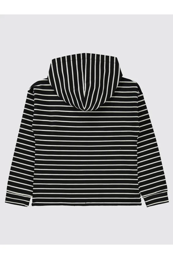 Sweat-shirt noir pour fille de 10 à 13 ans - Emballage